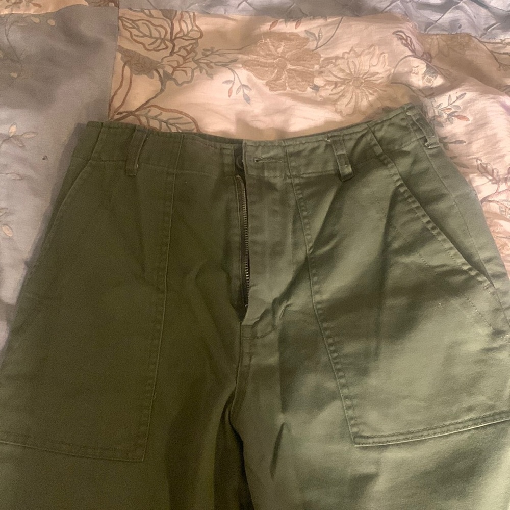 cute green john galt pants brandy melville